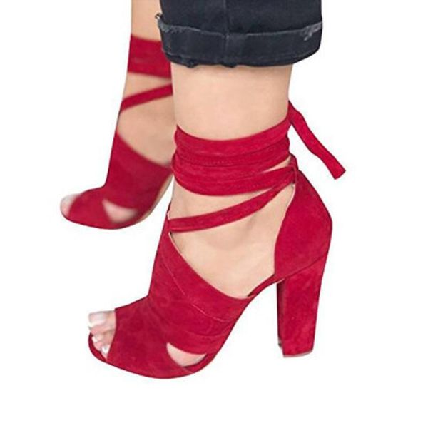 summer ankle strap women sandals gladiator block high heels lace up party shoes ladies open toe cross tied pumps big size, Black
summer ankle strap women sandals gladiator block high heels lace up party shoes ladies open toe cross tied pumps big size, Black