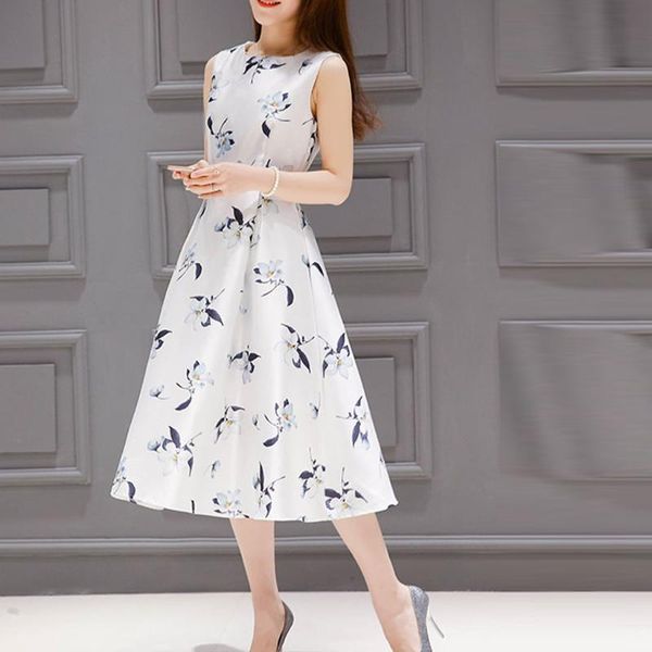 casual dresses elegant summer maxi long dress vintage floral print sleeveless evening party women ladies a line round neck vestidos, Black;gray
casual dresses elegant summer maxi long dress vintage floral print sleeveless evening party women ladies a line round neck vestidos, Black;gray