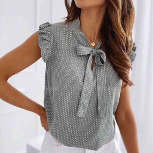 women blouses butterfly short sleeves shirt summer bow lace up polka dot female ruffle pullover vintage blusa, White
women blouses butterfly short sleeves shirt summer bow lace up polka dot female ruffle pullover vintage blusa, White