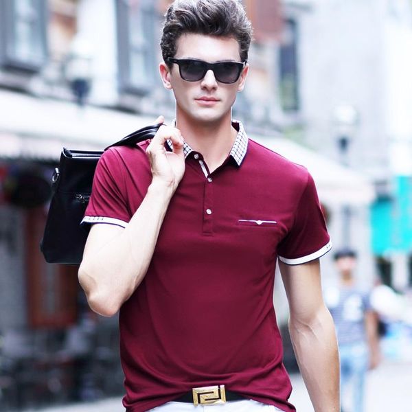 & t shirts brands collar men solid short sleeve business casual length(cm) style men's polos, White;black
& t shirts brands collar men solid short sleeve business casual length(cm) style men's polos, White;black