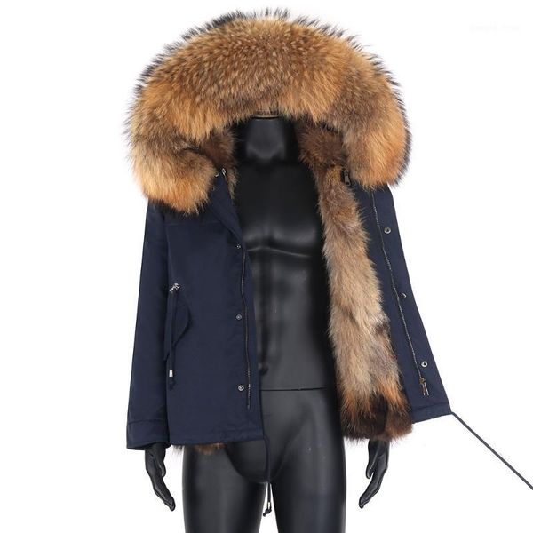 men's down & parkas army green short casual wear real raccoon fur hooded coat natural removable liner parka, Black
men's down & parkas army green short casual wear real raccoon fur hooded coat natural removable liner parka, Black