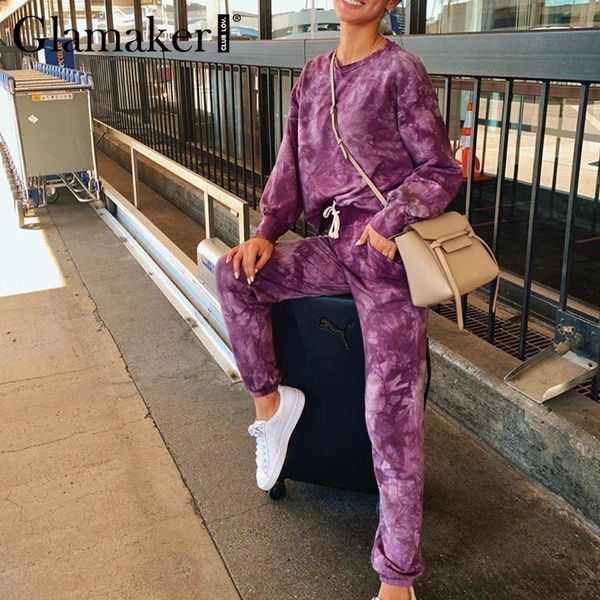 glamaker purple long sleeve women suit casual two piece and pants tie dye fashion streetwear female co ord set 210414, White
glamaker purple long sleeve women suit casual two piece and pants tie dye fashion streetwear female co ord set 210414, White