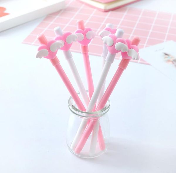 gel pens 4pcs 0.38mm white pink lovely heart angel wings signature pen stationery office school writing supply kids neutral
gel pens 4pcs 0.38mm white pink lovely heart angel wings signature pen stationery office school writing supply kids neutral