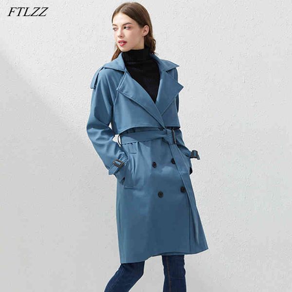spring elegant women turn-down collar double breasted mid-long trench casual slim windbreaker outwear with belt 210423, Tan;black
spring elegant women turn-down collar double breasted mid-long trench casual slim windbreaker outwear with belt 210423, Tan;black