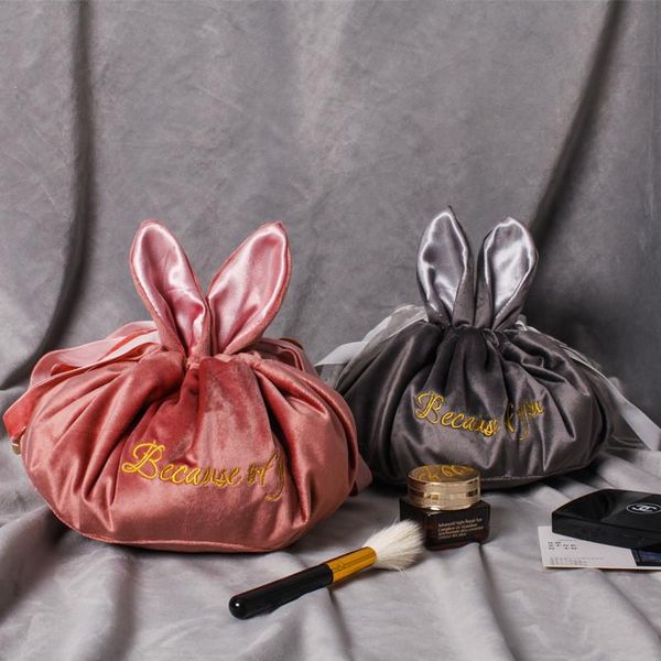 storage bags cosmetic bag travel organizer ears velvet accessories make up case portable rope wash
storage bags cosmetic bag travel organizer ears velvet accessories make up case portable rope wash