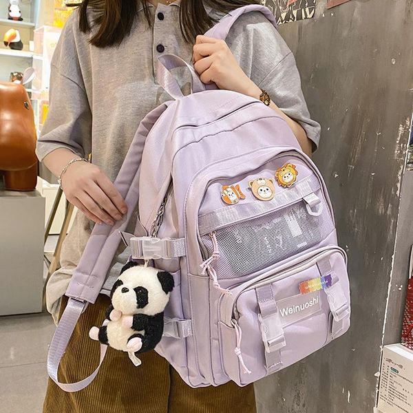 backpack cartoon school bag high university korean wild for junior students 2021 fashion
backpack cartoon school bag high university korean wild for junior students 2021 fashion