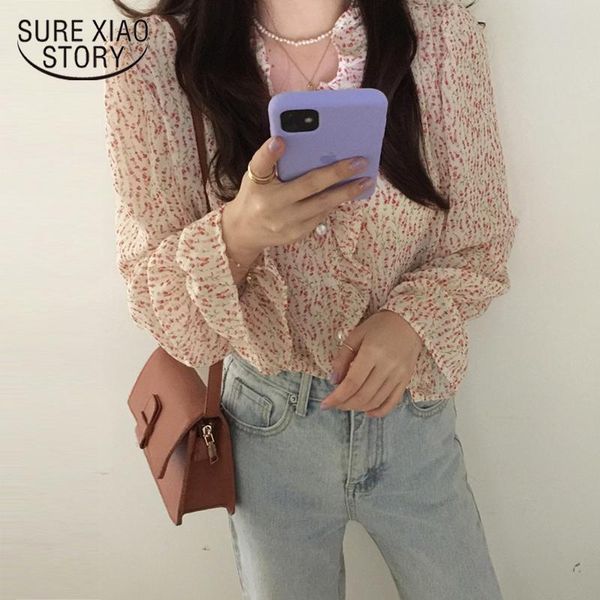 women's blouses & shirts romantic french retro v-neck chiffon blouse women sleeve chic vintage print ruffles flare sleeves sh, White
women's blouses & shirts romantic french retro v-neck chiffon blouse women sleeve chic vintage print ruffles flare sleeves sh, White