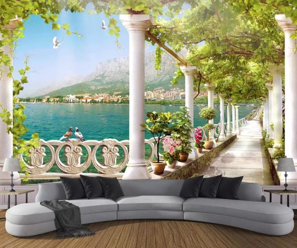 wallpapers custom any size mural wallpaper colonnade beautiful lake landscape 3d wall tv background paper
wallpapers custom any size mural wallpaper colonnade beautiful lake landscape 3d wall tv background paper