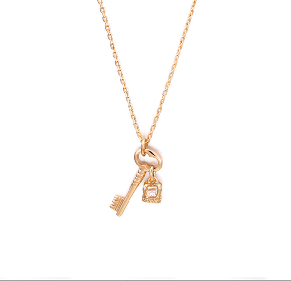 pendant necklaces exquisite crystal crown key gold color necklace stainless steel women fashion jewelry wholesale, Silver
pendant necklaces exquisite crystal crown key gold color necklace stainless steel women fashion jewelry wholesale, Silver