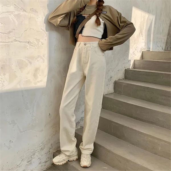 women's jeans high waist white women fashion all-match wide leg denim pants 2021 streetwear vintage casual harajuku bf straight trouser, Blue
women's jeans high waist white women fashion all-match wide leg denim pants 2021 streetwear vintage casual harajuku bf straight trouser, Blue
