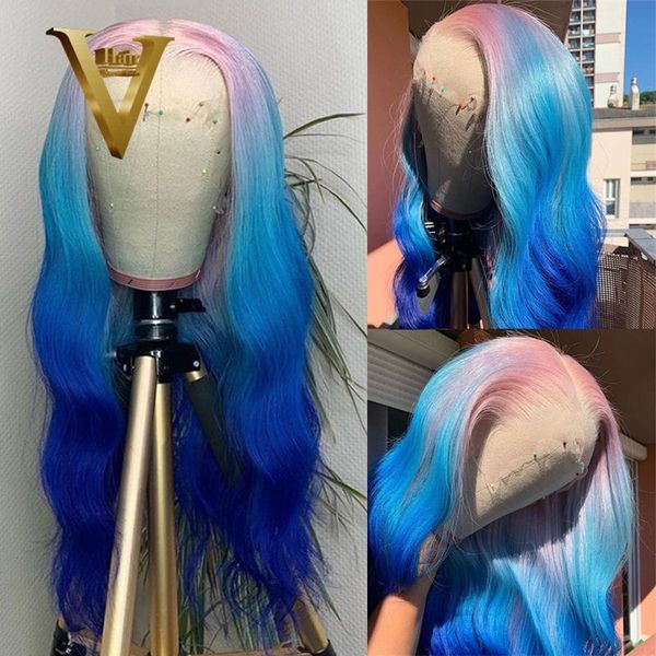 lace wigs ombre pink blue colored human hair brazilian body wave front wig transparent for women 13x4 frontal, Black;brown
lace wigs ombre pink blue colored human hair brazilian body wave front wig transparent for women 13x4 frontal, Black;brown