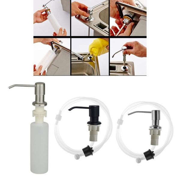 built-in kitchen sink soap dispenser bottle extension tube hand pump wash cleaning 400ml bath accessory set
built-in kitchen sink soap dispenser bottle extension tube hand pump wash cleaning 400ml bath accessory set