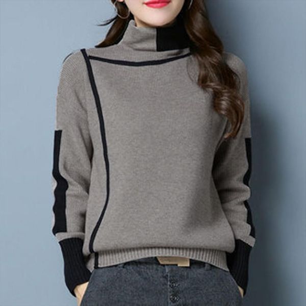 turtleneck womens fall winter sweater year pullover loose outer wear western fashion thicken short base shirt, White;black
turtleneck womens fall winter sweater year pullover loose outer wear western fashion thicken short base shirt, White;black