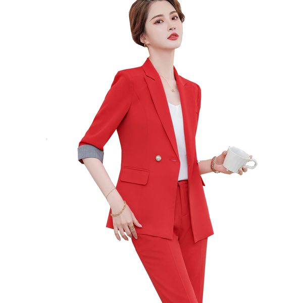 women's suits & blazers spring summer women single breasted pant suit black white red office ladies business formal blazer and trouser, White;black
women's suits & blazers spring summer women single breasted pant suit black white red office ladies business formal blazer and trouser, White;black