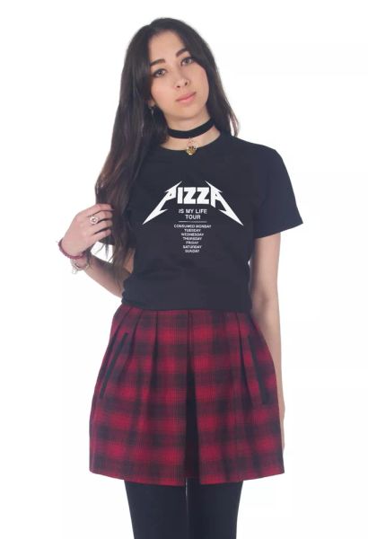 pizza is my life tour t-shirt tumblr slogan grunge band merch rock love, White;black
pizza is my life tour t-shirt tumblr slogan grunge band merch rock love, White;black
