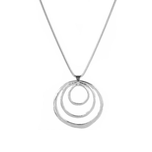 fashion silver color circle pendant chain necklace for women vintage statement long sweater jewelry necklaces
fashion silver color circle pendant chain necklace for women vintage statement long sweater jewelry necklaces