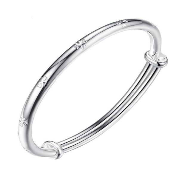 pure 999 clover korean version simple pure silver bracelet women's foot silver bracelet, Black
pure 999 clover korean version simple pure silver bracelet women's foot silver bracelet, Black