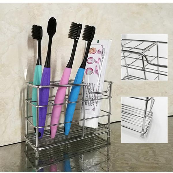 bathroom shelves stainless steel toothbrush holder multifunction practical toothpaste stand vertical storage
bathroom shelves stainless steel toothbrush holder multifunction practical toothpaste stand vertical storage