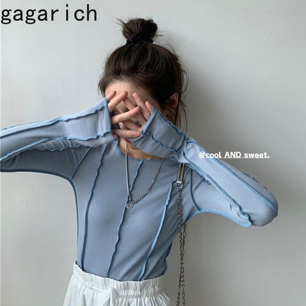 women's t-shirt gagarich women 2021 spring autumn korean simple casual female three-dimensional stripes slimming bottoming pullovers, White
women's t-shirt gagarich women 2021 spring autumn korean simple casual female three-dimensional stripes slimming bottoming pullovers, White