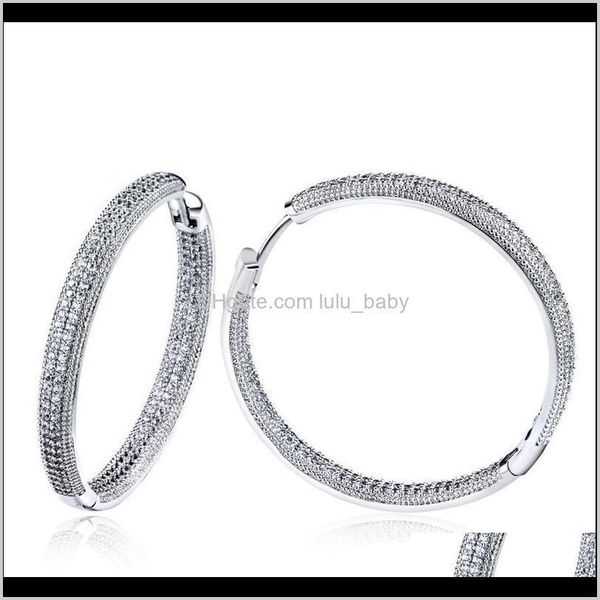 & hie earrings delivery 2021 arrivals luxury women hoop wedding party earring copper material setting white cz fashion jewelry drop 9d0jq, Golden;silver
& hie earrings delivery 2021 arrivals luxury women hoop wedding party earring copper material setting white cz fashion jewelry drop 9d0jq, Golden;silver