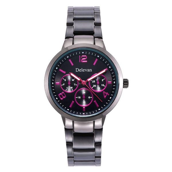 wristwatches fashion women's watch waterproof casual quartz stainless steel three eyes ladies montre femme, Slivery;brown
wristwatches fashion women's watch waterproof casual quartz stainless steel three eyes ladies montre femme, Slivery;brown