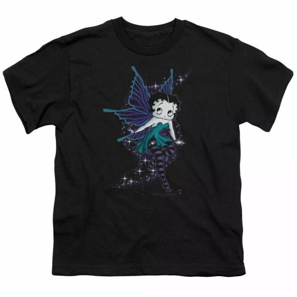 Betty Boop Sparkle Fairy Kids Youth T Shirt Licensed Classic Cartoon Tee Black, White;black
Betty Boop Sparkle Fairy Kids Youth T Shirt Licensed Classic Cartoon Tee Black, White;black