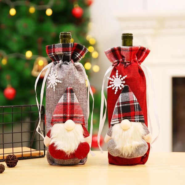 christmas decorations wine bottle cover set decoration forest man figurine red gift bag bar restaurant decoration1
christmas decorations wine bottle cover set decoration forest man figurine red gift bag bar restaurant decoration1
