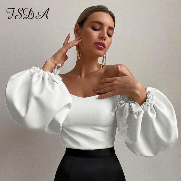 off shoulder long puff sleeve blouse shirt women white elegant autumn office lady casual shirts, Black;white
off shoulder long puff sleeve blouse shirt women white elegant autumn office lady casual shirts, Black;white