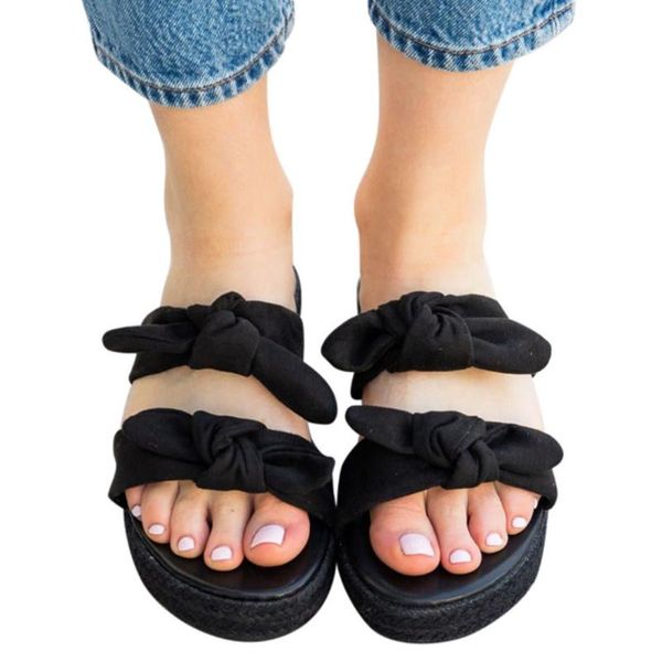 slippers sarairis butterfly knot straw heel open toe women 2021 casual ladies fashion solid summer shoes, Black
slippers sarairis butterfly knot straw heel open toe women 2021 casual ladies fashion solid summer shoes, Black