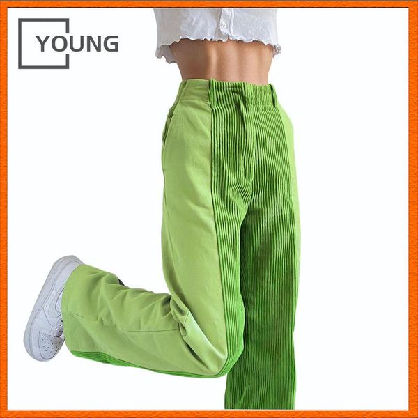 women's pants & capris young 2021 high waist corduroy fashion belt autumn wide spring korean pure cotton streetwear ladies trouser, Black;white
women's pants & capris young 2021 high waist corduroy fashion belt autumn wide spring korean pure cotton streetwear ladies trouser, Black;white