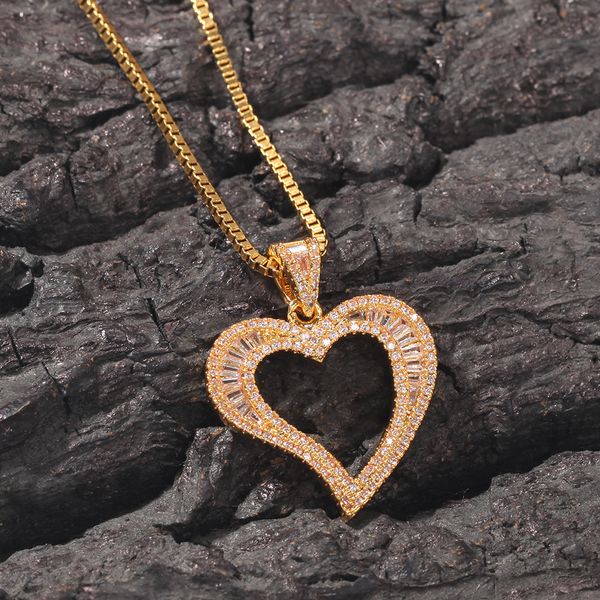 arc surface hollow love heart pendant necklace cubic zircon hip hop ins simple personality box chain for women and men gifts bijoux bling ic, Silver
arc surface hollow love heart pendant necklace cubic zircon hip hop ins simple personality box chain for women and men gifts bijoux bling ic, Silver