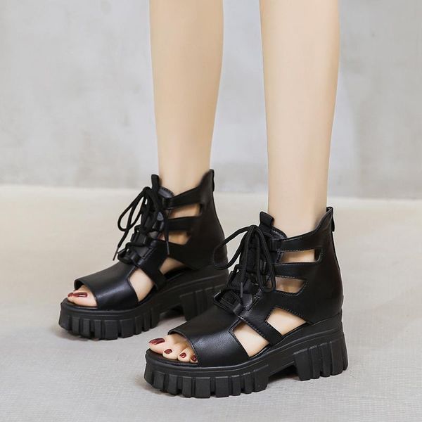 boots brand women's shoes summer boot boots-women lace up flat heel fashion rock high elegant lolita 2021 ladies sandals flock pv, Black
boots brand women's shoes summer boot boots-women lace up flat heel fashion rock high elegant lolita 2021 ladies sandals flock pv, Black