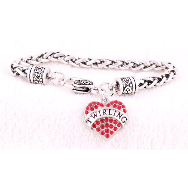 charm bracelets special design women jewelry heart bracelet twirling written crystals fashion wheat link chain zinc alloy provide drop, Golden;silver
charm bracelets special design women jewelry heart bracelet twirling written crystals fashion wheat link chain zinc alloy provide drop, Golden;silver