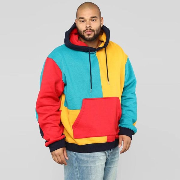 men's hoodies & sweatshirts fashion multicolor patchwork mens casual long sleeve loose sweatshirt 2021 autumn winter men harajuku hoode, Black
men's hoodies & sweatshirts fashion multicolor patchwork mens casual long sleeve loose sweatshirt 2021 autumn winter men harajuku hoode, Black