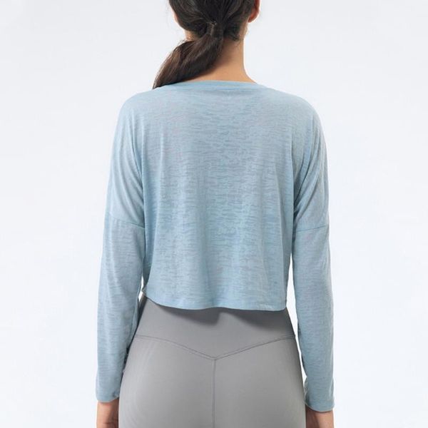 yoga outfit women early autumn t-shirt loose long-sleeved thin breathablefitness sports running pullover
yoga outfit women early autumn t-shirt loose long-sleeved thin breathablefitness sports running pullover
