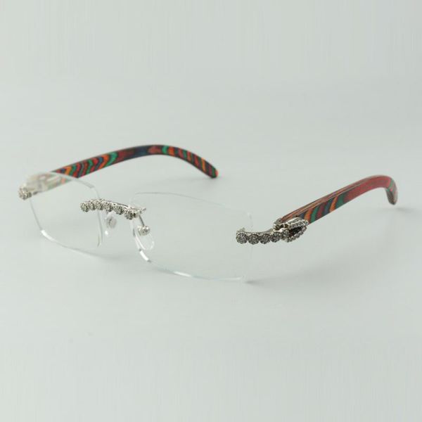 designer bouquet diamond glasses frames 3524012 with peacock wood temples for unisex, size: 56-36-18-135mm, Silver
designer bouquet diamond glasses frames 3524012 with peacock wood temples for unisex, size: 56-36-18-135mm, Silver