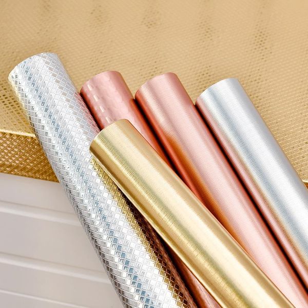gold copper silver self-adhesive wallpaper pvc waterproof stickers cabinet deskkitchen furniture wallpapers
gold copper silver self-adhesive wallpaper pvc waterproof stickers cabinet deskkitchen furniture wallpapers