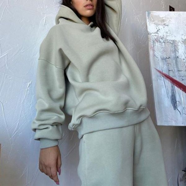 women's two piece pants thick hoodies high waist trousers tracksuit 2021 pullover jogger casual set female autumn winter ladies suits, White
women's two piece pants thick hoodies high waist trousers tracksuit 2021 pullover jogger casual set female autumn winter ladies suits, White