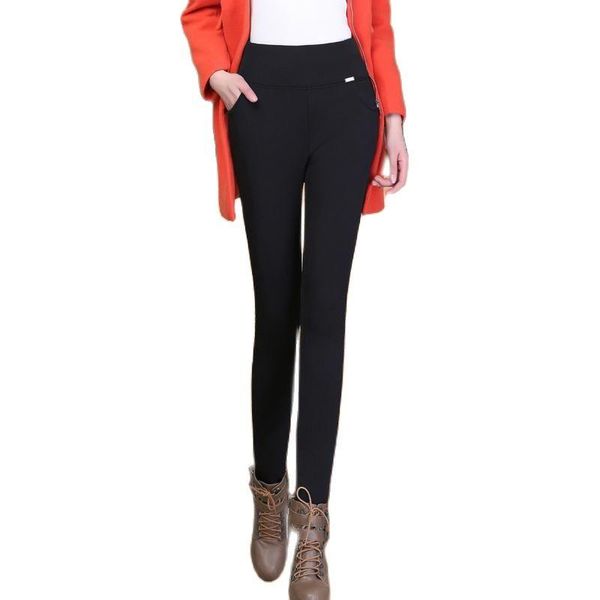 women's pants & capris woman fall plus size velvet thick solid high elastic waist full length pencil female winter warm stretch trouser, Black;white
women's pants & capris woman fall plus size velvet thick solid high elastic waist full length pencil female winter warm stretch trouser, Black;white