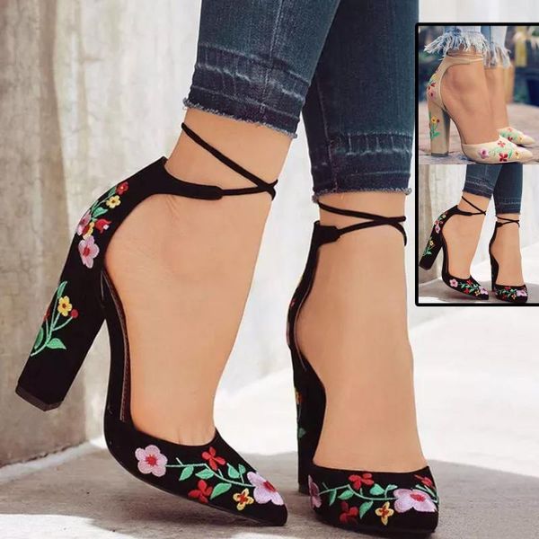 sandals 2021 summer women shoe high heels embroidered frosted thick heeled fashion zapatos mujer, Black
sandals 2021 summer women shoe high heels embroidered frosted thick heeled fashion zapatos mujer, Black