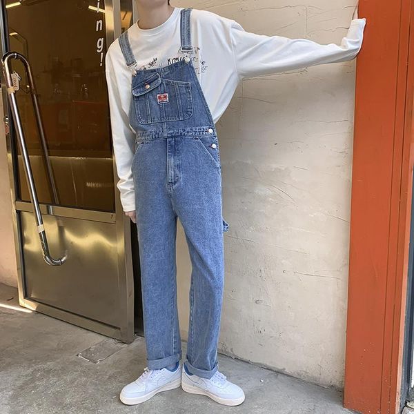 men's jeans men 2021 korean version straight slim tooling jumpsuits one-piece bib blue denim trousers more size s-xxl
men's jeans men 2021 korean version straight slim tooling jumpsuits one-piece bib blue denim trousers more size s-xxl