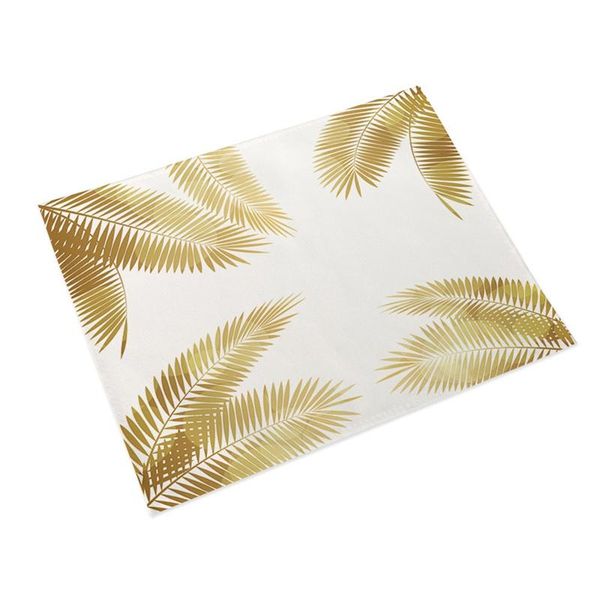mats & pads gold leaf placemat waterproof coffee table tablecloths cotton linen placemats single-sided printing
mats & pads gold leaf placemat waterproof coffee table tablecloths cotton linen placemats single-sided printing