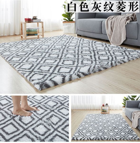 modern living room large carpet size long-pile check tie-dye craft rug for the bedroom nordic fluffy floor mat
modern living room large carpet size long-pile check tie-dye craft rug for the bedroom nordic fluffy floor mat