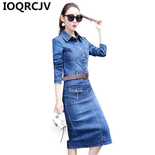 casual dresses 2021 autumn womens shirt denim dress long sleeve midi elegant ladies slim jeans with belt vestido r591, Black;gray
casual dresses 2021 autumn womens shirt denim dress long sleeve midi elegant ladies slim jeans with belt vestido r591, Black;gray