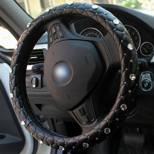 steering wheel covers luxury full diamod rhinestone leather auto cover anti-slip d shape crystal car for girls women
steering wheel covers luxury full diamod rhinestone leather auto cover anti-slip d shape crystal car for girls women
