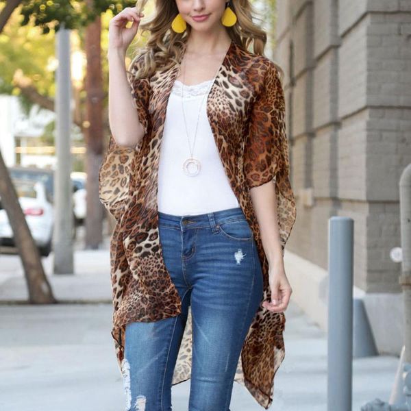 women's swimwear women swimsuit beach coat sun protection blouse cardigan leopard print half sleeve crochet bikini cover up 2021, White;black
women's swimwear women swimsuit beach coat sun protection blouse cardigan leopard print half sleeve crochet bikini cover up 2021, White;black
