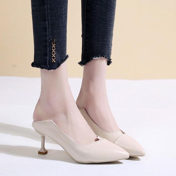 slippers sagace shoes womans summer solid pointed toe non-slip shallow basic single high heels woman sandals2021jan1, Black
slippers sagace shoes womans summer solid pointed toe non-slip shallow basic single high heels woman sandals2021jan1, Black