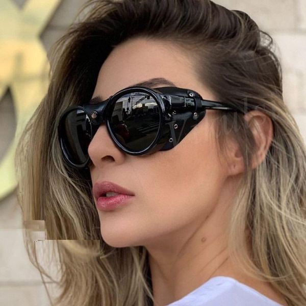 sunglasses finger glass around brand designer leather window for women retro punk bla shades uv400, White;black
sunglasses finger glass around brand designer leather window for women retro punk bla shades uv400, White;black