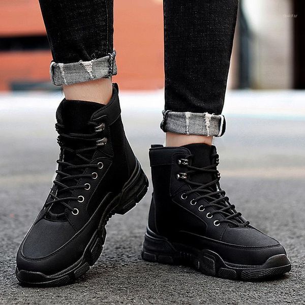 boots 2021 fashionable winter men's warm work lace up retro style high-shoes1, Black
boots 2021 fashionable winter men's warm work lace up retro style high-shoes1, Black