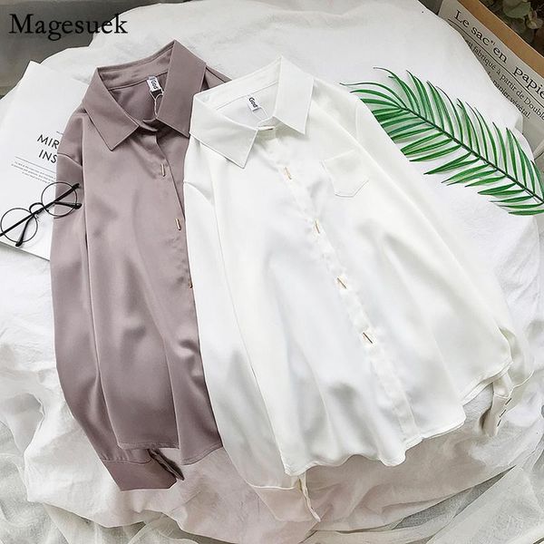 women's blouses & shirts autumn turn-down collar white shirt women fashion long sleeve button cardigan office casual blusas 11360
women's blouses & shirts autumn turn-down collar white shirt women fashion long sleeve button cardigan office casual blusas 11360